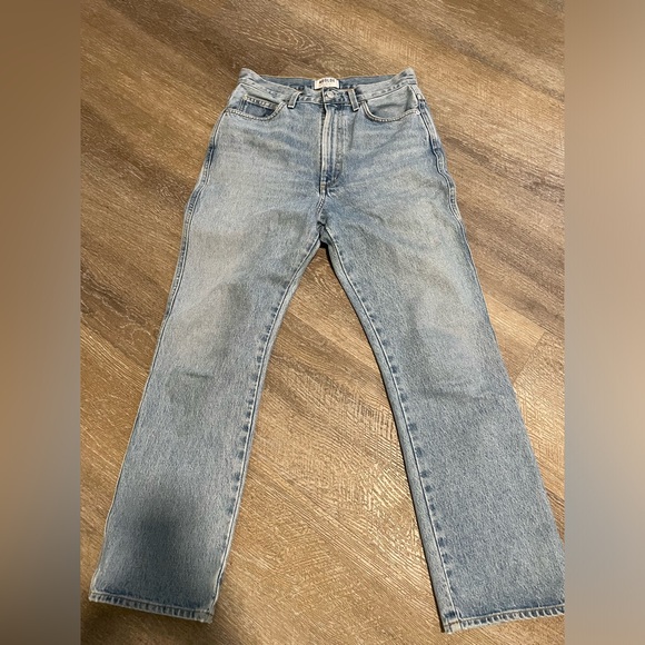 Agolde pinch waist high rise jeans in impression - Picture 2 of 8